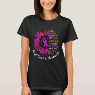 Camiseta Ela Sussurrou Eu Sou O cancer De Tempestade