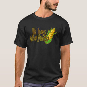 Camiseta Ela Tem A Música De Milho De Suco Que Eu Amo Milho