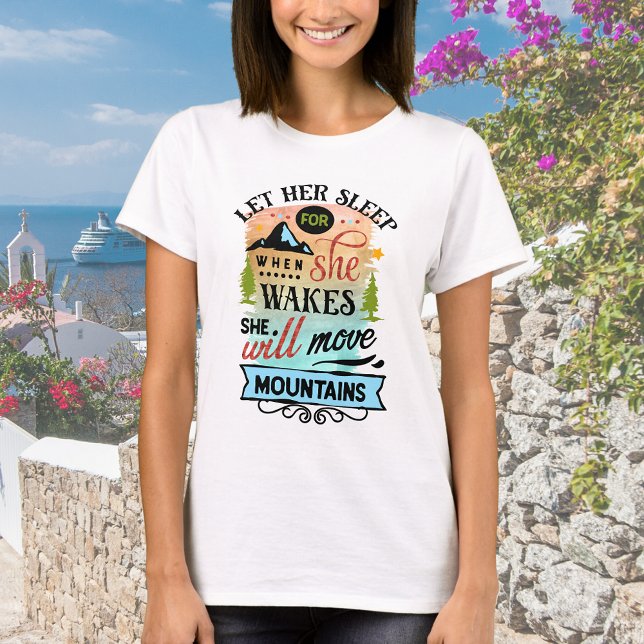 Camiseta Ela Vai Mover Montanhas (Criador carregado)