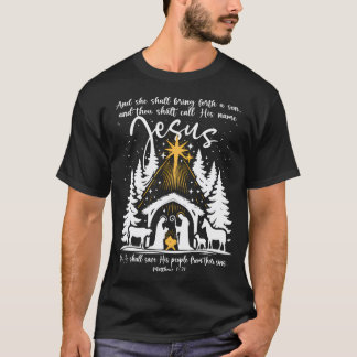 Camiseta Ela Vai Trazer Um Filho Engraçado Jesus Natal