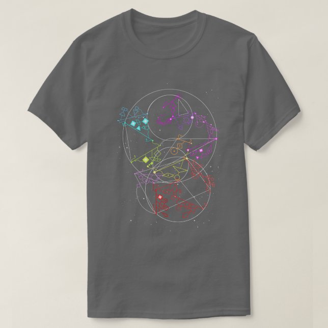 Camiseta ElaRa Constellations (Frente do Design)