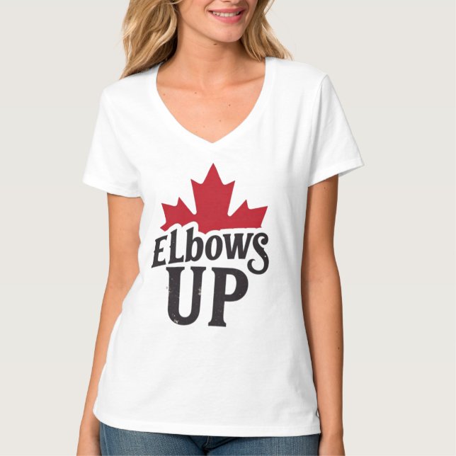 Camiseta Elbots Up - Bold Canadian Spirit (Frente)