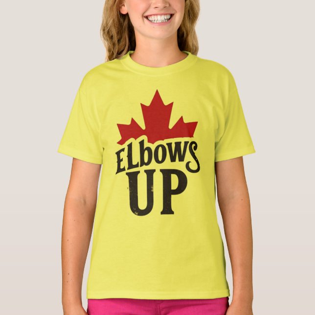 Camiseta Elbots Up - Bold Canadian Spirit (Frente)