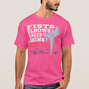 Camiseta Elbow Knee Thailand Mma Thai Muay Tailandês Fist B