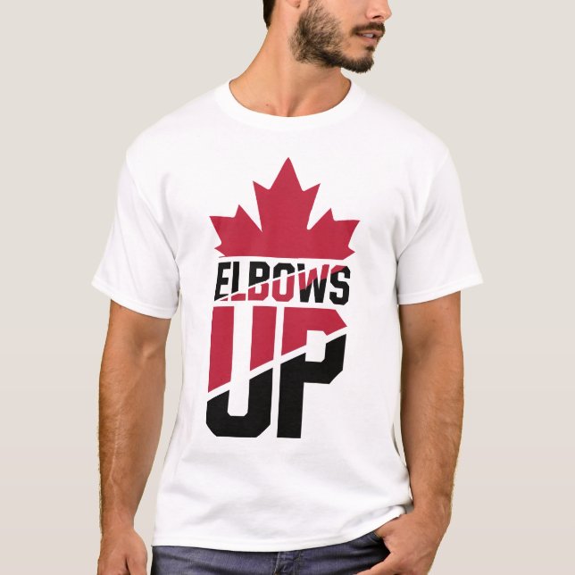 Camiseta Elbows Up Canadá (Frente)