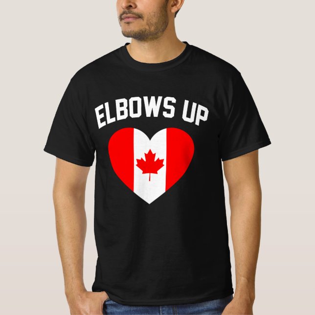 Camiseta Elbows Up Canadá (Frente)