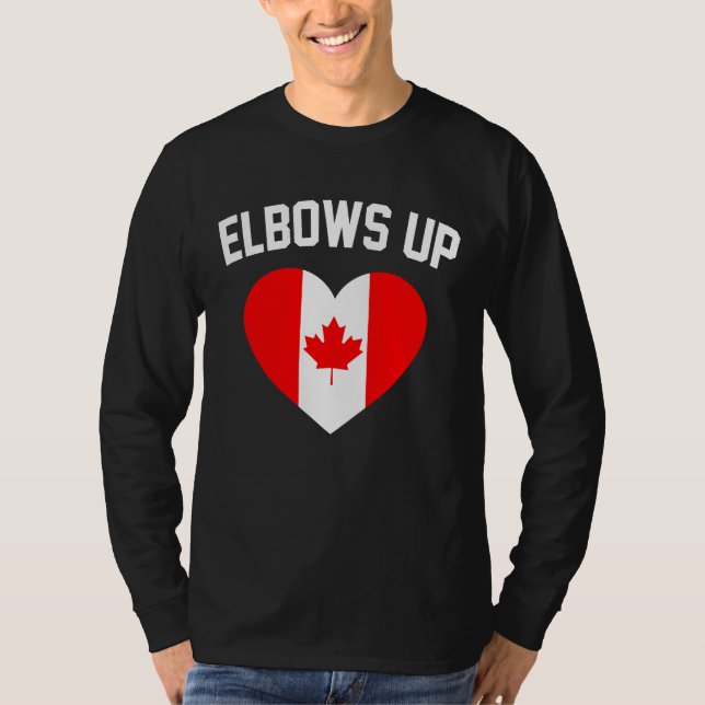 Camiseta Elbows Up Canadá (Frente)
