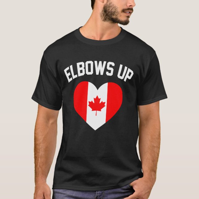Camiseta Elbows Up Canadá (Frente)