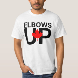 Camiseta Elbows Up Canada Never 51st, CD Anti-Trum