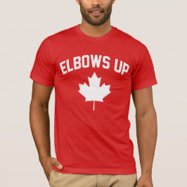 Camiseta Elbows Up Canada - Orgulhoso canadense