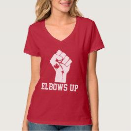 Camiseta Elbows Up Canada - Orgulhoso canadense