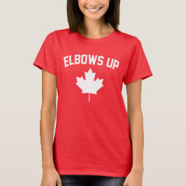 Camiseta Elbows Up Canada - Orgulhoso canadense