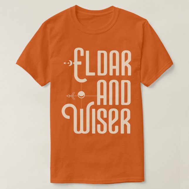 Camiseta Eldar e Wiser Funny Wargaming (Frente do Design)
