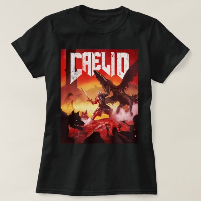 Camiseta Elden Ring Caelid Essential  (Frente do Design)
