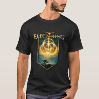 Camiseta Elden Ring Game Trabalho de arte Classic. Clássica