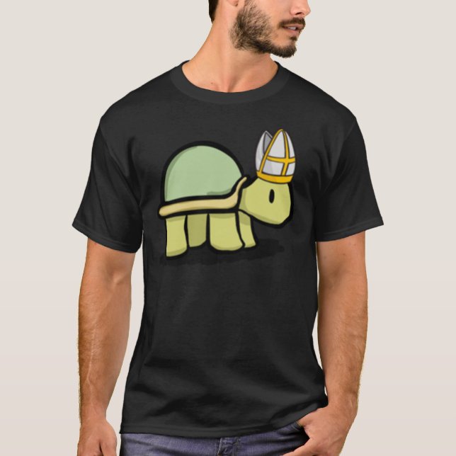 Camiseta Elden Ring tartaruga-papa - design do lado mais pe (Frente)
