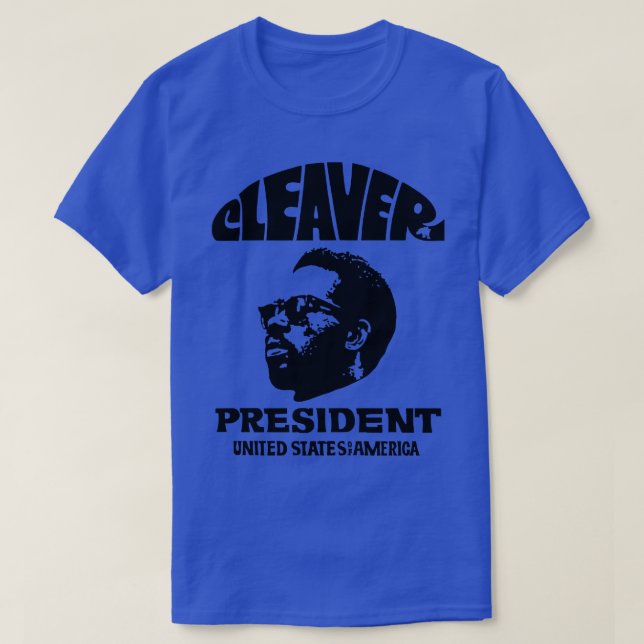 Camiseta Eldridge Cleaver para Partido Vintage (Frente do Design)