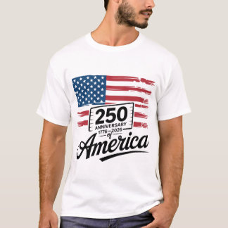 Camiseta ele 250º Aniversário da América: 1776 – 2026