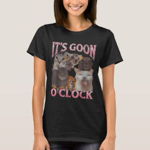 Camiseta Ele 's é o O'relógio Cat Ironic Meme Me
