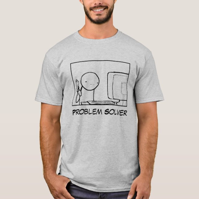 Camiseta ELE agente de resolução de problemas (Frente)