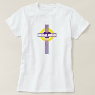 Camiseta Ele Aumenta A Bíblia Cruzada Versa Páscoa