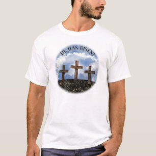 Camiseta Ele Aumentou 3 Cruzamentos Enroscados Mateus 26:39
