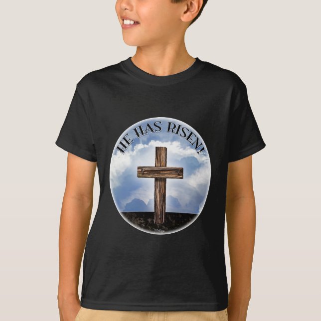 Camiseta Ele Aumentou O Céu Cruzado (Frente)