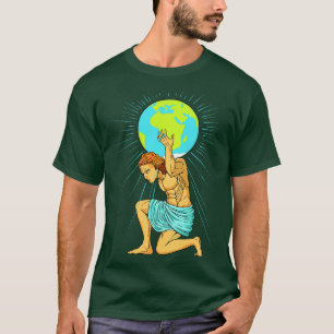 Camiseta Ele carregar o Atlas de Firme
