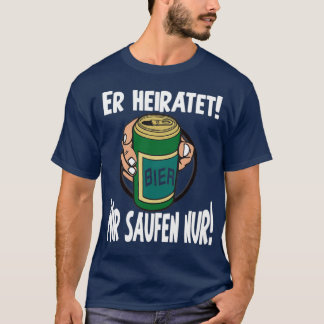 Camiseta Ele casado que só bebemos