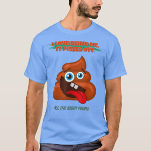 Camiseta Ele Choca Todas As Pessoas Certas E Engraçado Humo