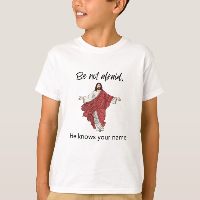 Camiseta Ele Conhece Seu Nome (Frente)