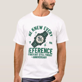 Camiseta Ele conhecia todos os números de referência