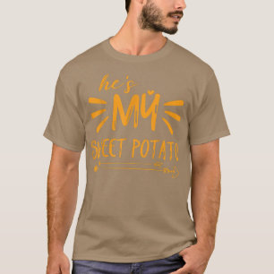 Camiseta Ele é a minha batata doce, eu sou Casal a combinar