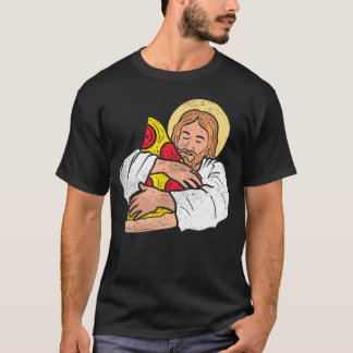 Camiseta Ele É Engraçado Jesus Jogando Basquete