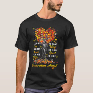 Camiseta Ele É Meu Asas, Sou Sua Esposa. Ele É Meu Marido G