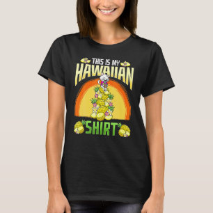 Camiseta Ele É Meu Gato Havaiano Ropical Luau Summer Hawaii