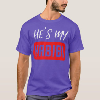 Camiseta Ele É Meu Hábibi Muçulmano Ama Mulheres Árabes