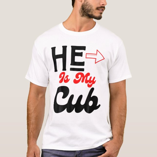 Camiseta Ele É Meu Parentesco Cub Cugar Engraçado Vale (Frente)