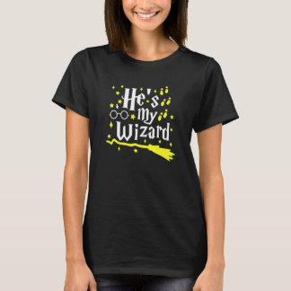 Camiseta Ele é o meu Casal de fantasia de Halloween.