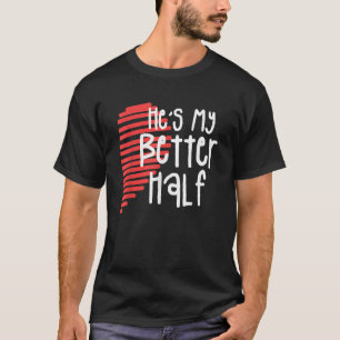 Camiseta Ele é o meu melhor Coupl de Meia Namorados