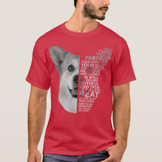 Camiseta Ele É O Seu Amigo Defensor Corgi Mãe Corgi