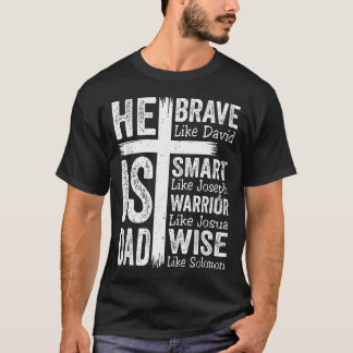 Camiseta Ele É Pai Religioso Feliz Dia Dos Pais Cristão