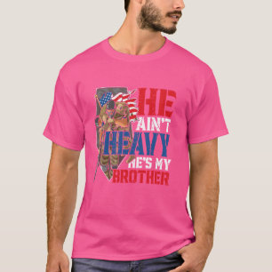 Camiseta Ele É Pesado, Meu Irmão, Um Médico De Combate Ou U
