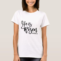 Ele é Risen Tee-Shirt Black & White