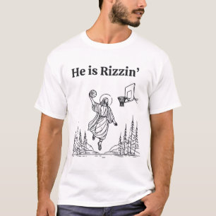 Camiseta ele é rizzen, jesus foi rizzen, ele foi congelado
