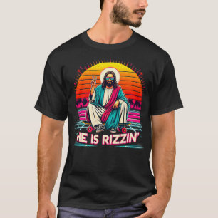 Camiseta Ele É Rizzen Jesus Tem Cristo De Skateboard Rizzen