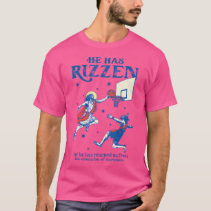 Camiseta Ele É Rizzin Ele Está Risado Ele Tem Jesus Brincan