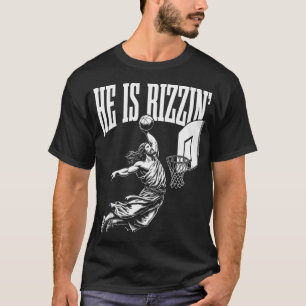 Camiseta Ele É Rizzin Engraçado Jesus, Memória De Basquete