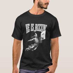 Camiseta Ele É Rizzin Engraçado Páscoa Rizz Meme Sketll
