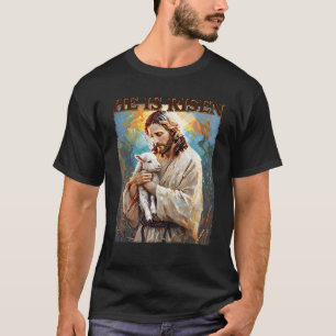 Camiseta Ele Está Arriscado Jesus, A Lira Do Felz pascoa De